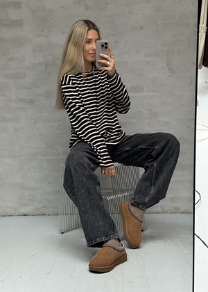 Nete stripe bluse Navy/Offwhite Boii Studios 